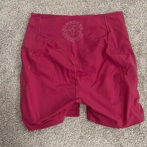 Gymshark Women's Pink Bike Shorts